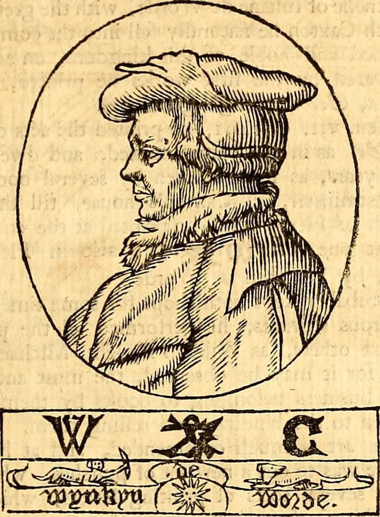 An illustration from Typographical antiquities : being an historical account of printing in England: with some memoirs of our antient printers, and a register of the books printed by them, from the year MCCCCLXXI to the year MDC. With an appendix concerning printing in Scotland and Ireland to the same time, 1749, leaf 106