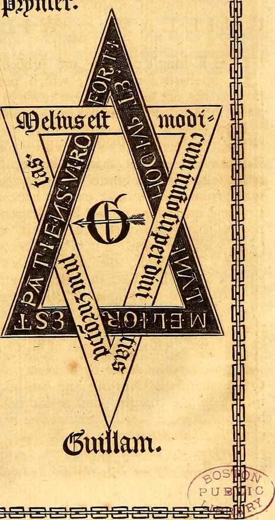 An illustration from Typographical antiquities : being an historical account of printing in England: with some memoirs of our antient printers, and a register of the books printed by them, from the year MCCCCLXXI to the year MDC. With an appendix concerning printing in Scotland and Ireland to the same time, 1749, leaf 161