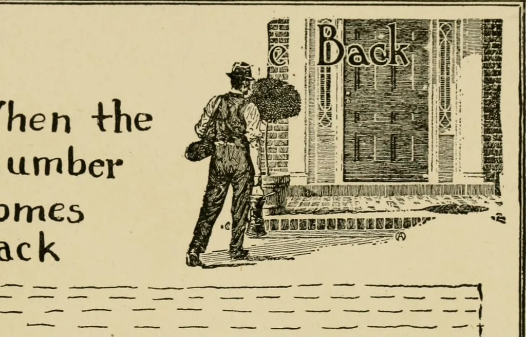An illustration from The typography of advertisements that pay : how to choose and combine type faces, engravings and all the other mechanical elements of modern advertisement construction, 1917, leaf 164