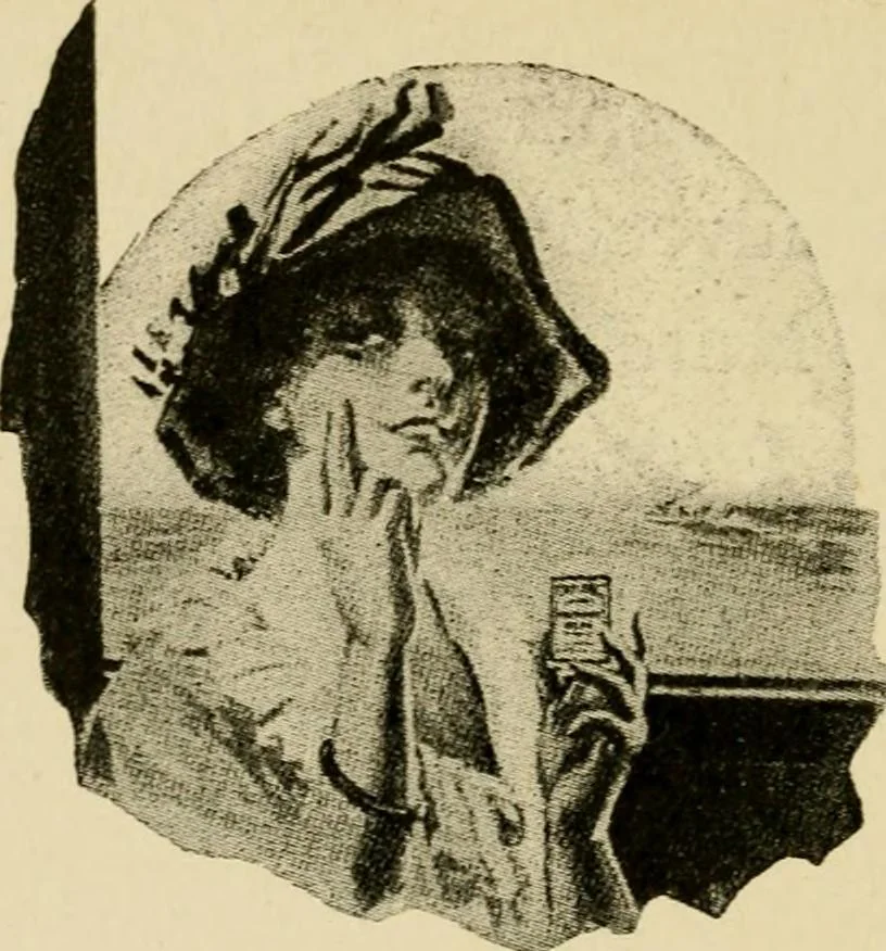 An illustration from The typography of advertisements that pay : how to choose and combine type faces, engravings and all the other mechanical elements of modern advertisement construction, 1917, leaf 251
