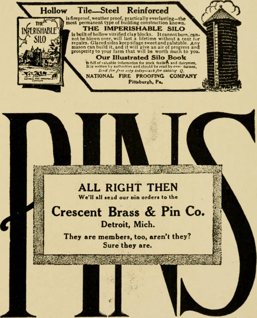 An illustration from The typography of advertisements that pay : how to choose and combine type faces, engravings and all the other mechanical elements of modern advertisement construction, 1917, leaf 284