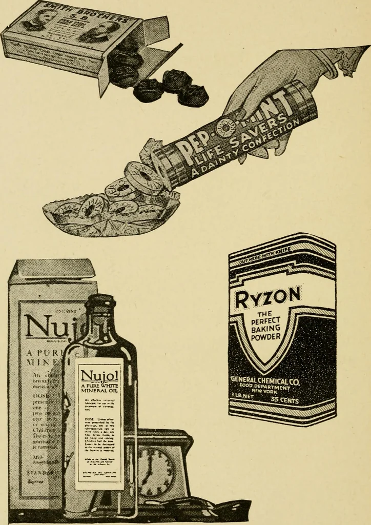 An illustration from The typography of advertisements that pay : how to choose and combine type faces, engravings and all the other mechanical elements of modern advertisement construction, 1917, leaf 291