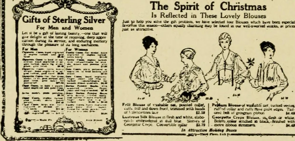 An illustration from The typography of advertisements that pay : how to choose and combine type faces, engravings and all the other mechanical elements of modern advertisement construction, 1917, leaf 55