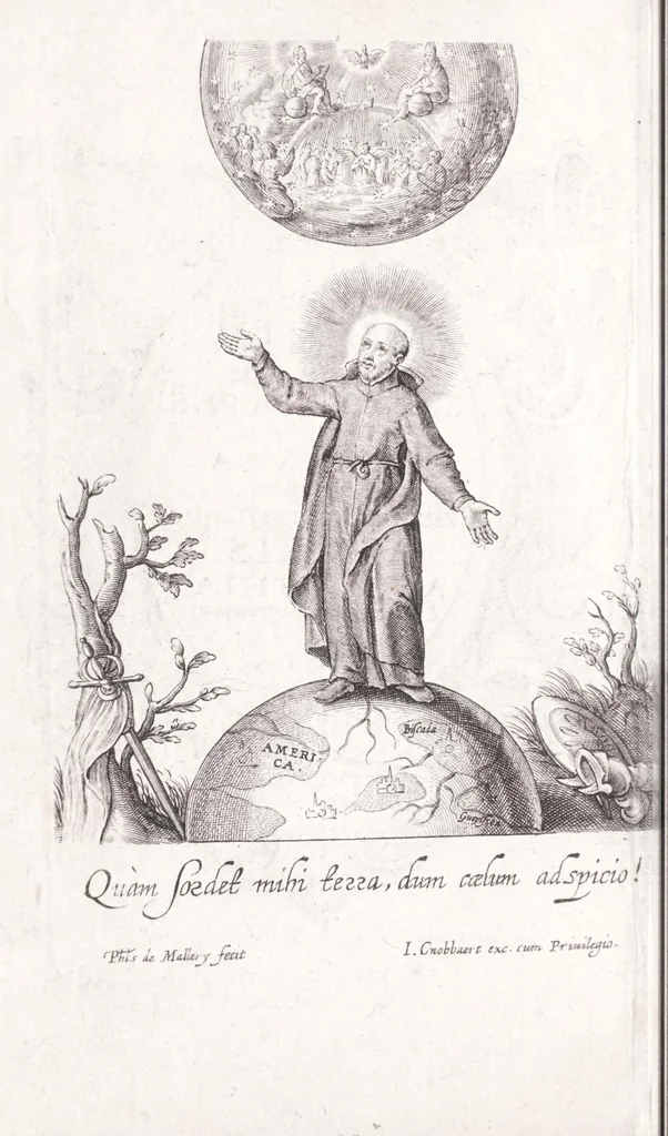 An illustration from Typus mundi, in quo eius calamitates et pericula nec non diuini, humanique amoris antipathia emblematice proponuntur, 1627, leaf 10