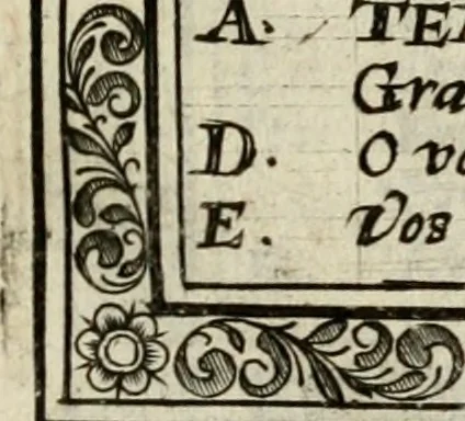 An illustration from Typvs occasionis : in qvo receptae commoda, neglectæ vero incommoda, personato schemate proponvntvr. Non sine privilegio, 1600, leaf 24
