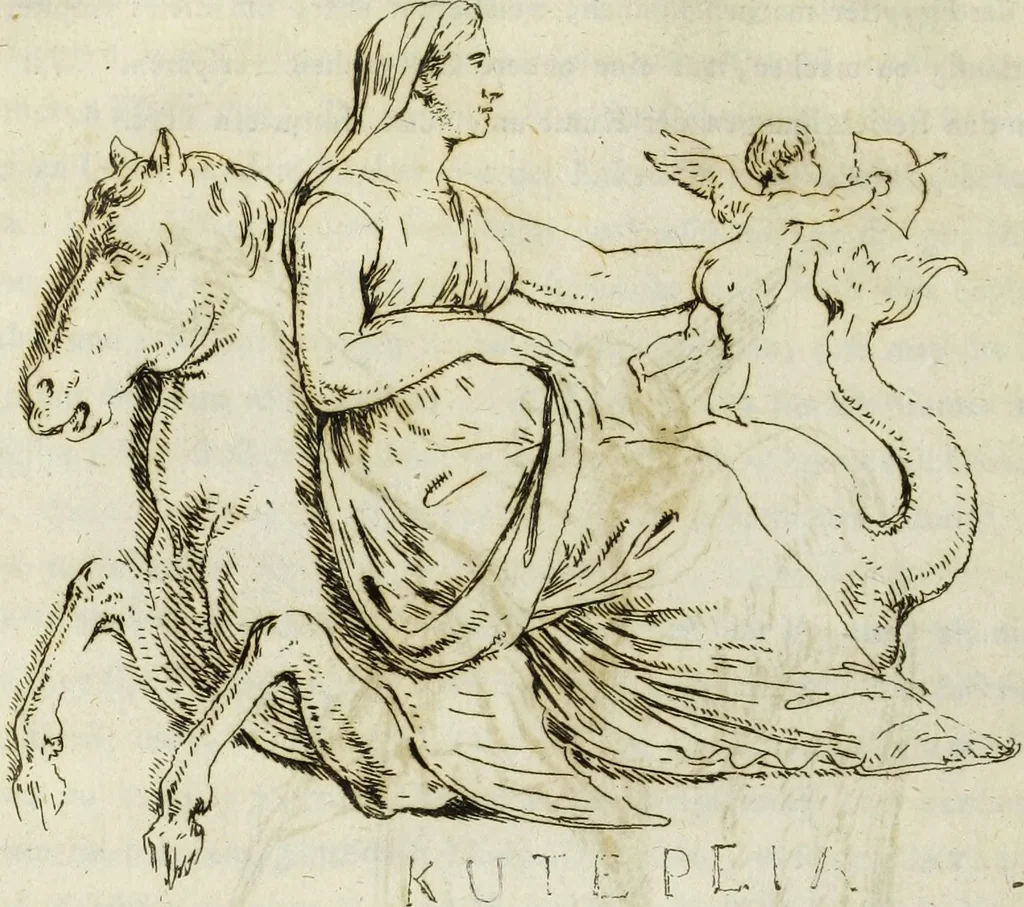 An illustration from Über die Malerei der Alten : ein Beitrag zur Geschichte der Kunst, 1787, leaf 85