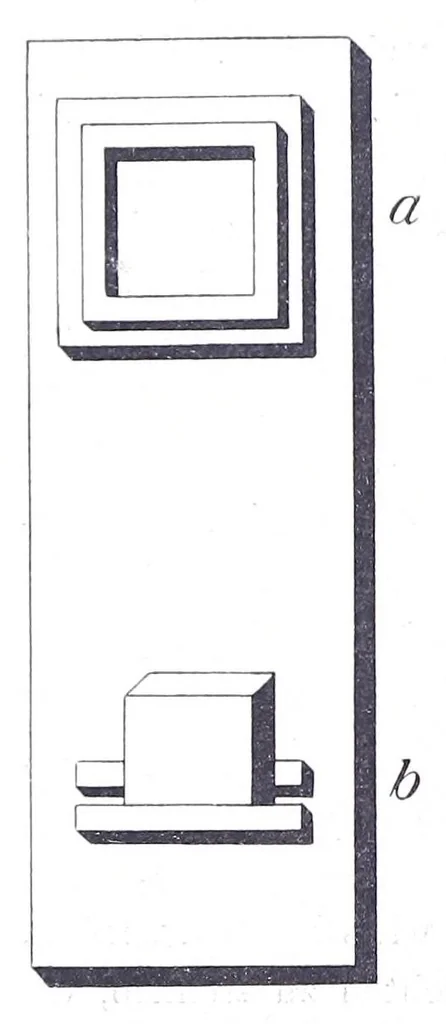 An illustration from Über die Maltechnik der Alten : mit besonderer Berücksichtigung der römisch-pompejanischen Wandmalerei, nebst einer Anleitung zur mikroskopischen Untersuchung der Kunstwerke, 1910, leaf 16
