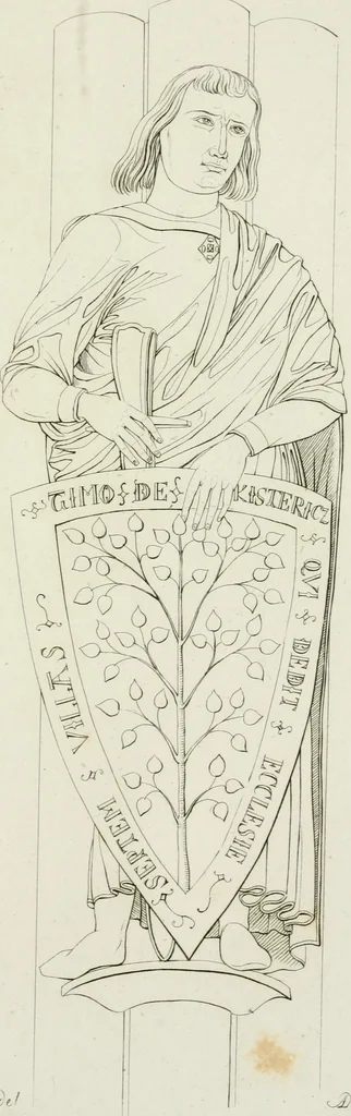An illustration from Ueber das Alterthum und die Stifter des Doms zu Naumburg : und deren Statuen im westlichen Chor, 1822, leaf 88