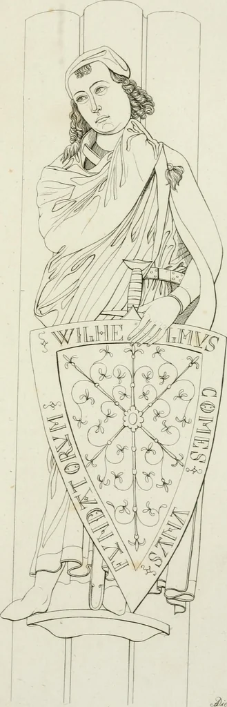 An illustration from Ueber das Alterthum und die Stifter des Doms zu Naumburg : und deren Statuen im westlichen Chor, 1822, leaf 90