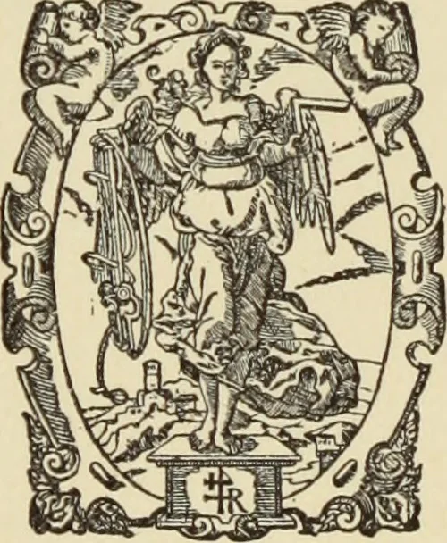 An illustration from Ueber den Humor bei den deutschen Kupferstechern und Holzschnittkunstlern des 16. Jahrhunderts, 1897, leaf 2