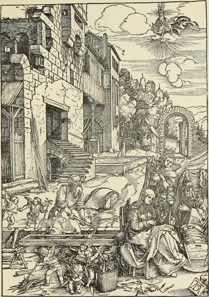An illustration from Ueber den Humor bei den deutschen Kupferstechern und Holzschnittkunstlern des 16. Jahrhunderts, 1897, leaf 94