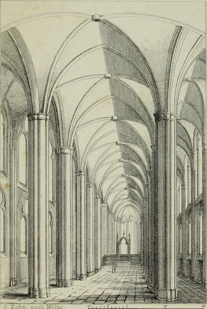 An illustration from Ueber Reinheit der Baukunst auf Grund des Ursprungs der vier Haupt-baustyle .., 1856, leaf 100