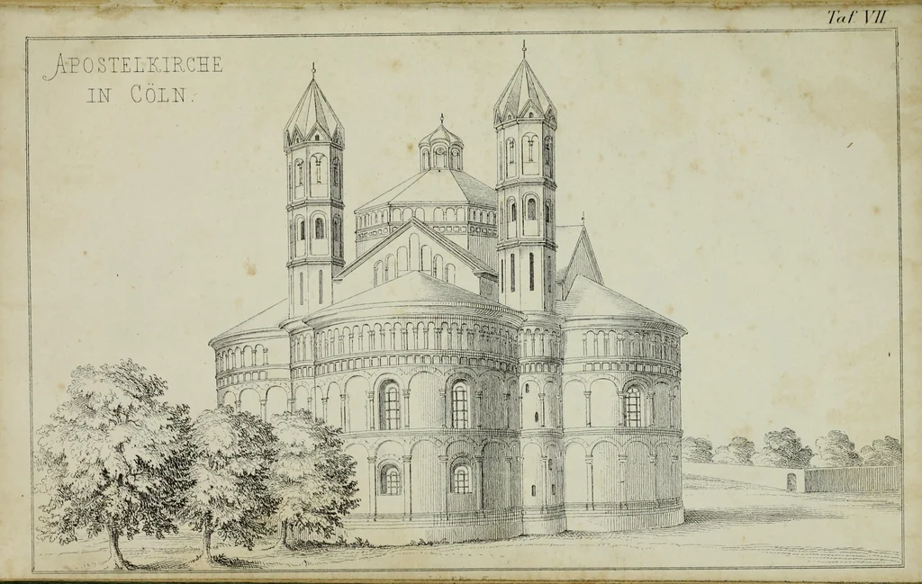 An illustration from Ueber Reinheit der Baukunst auf Grund des Ursprungs der vier Haupt-baustyle .., 1856, leaf 96