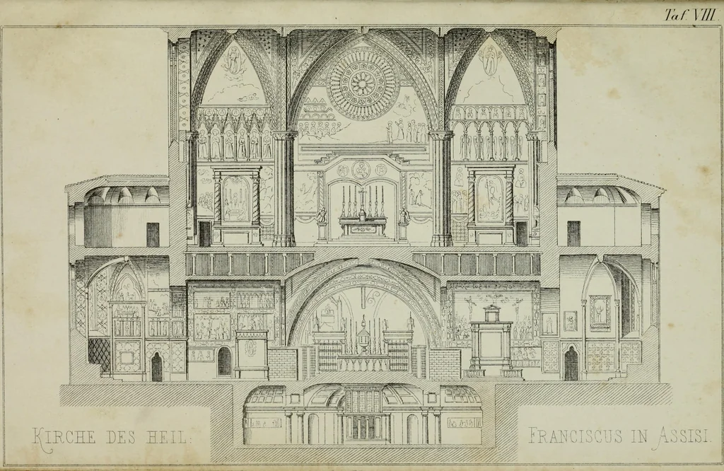An illustration from Ueber Reinheit der Baukunst auf Grund des Ursprungs der vier Haupt-baustyle .., 1856, leaf 98