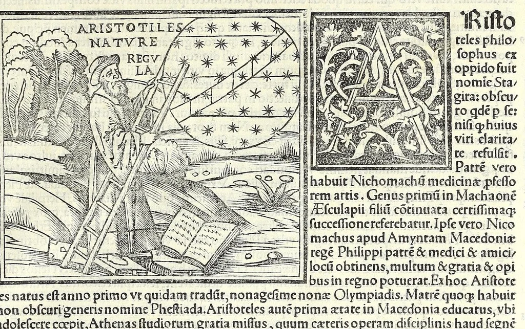 An illustration from Uitae Plutarchi Cheronei : nouissime post Jodocũ Badiũ Ascẽsium lõge diligentius repositae, maioreq[ue] diligẽtia castigatae, cũ copiosiore verioreq[ue] indice : necnon cũ Aemilij Probi vitis : una cũ figuris suis locis apte dispositis, 1516, leaf 725