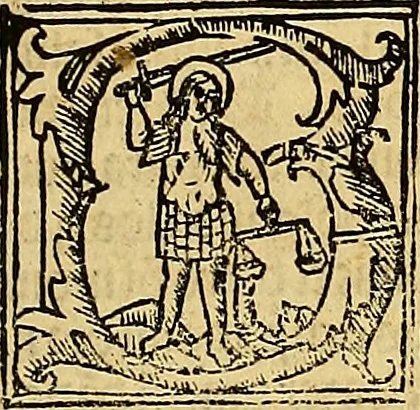 An illustration from UItas patru[m] en romance, 1538, leaf 16