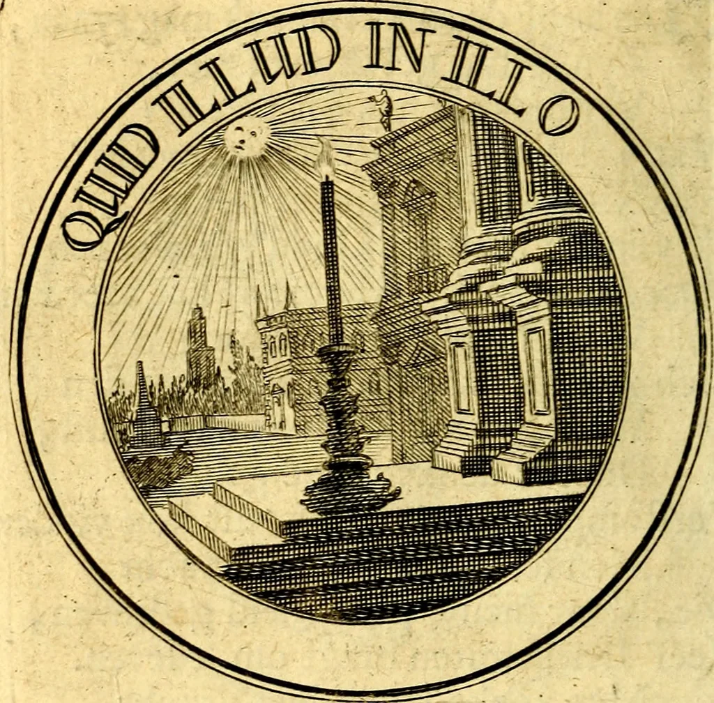 An illustration from Uitbreiding, over honderd leerzaame zinnebeelden, 1722, leaf 125