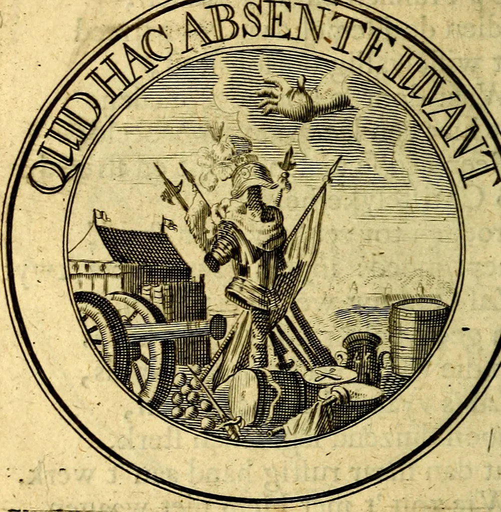 An illustration from Uitbreiding, over honderd leerzaame zinnebeelden, 1722, leaf 135