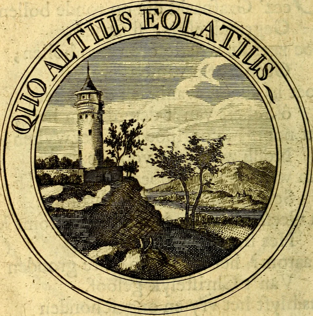 An illustration from Uitbreiding, over honderd leerzaame zinnebeelden, 1722, leaf 157