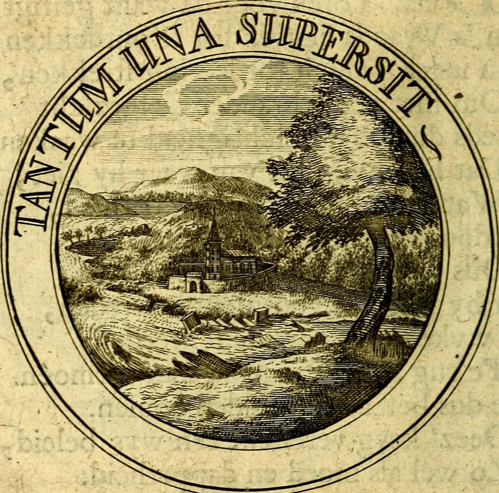 An illustration from Uitbreiding, over honderd leerzaame zinnebeelden, 1722, leaf 165