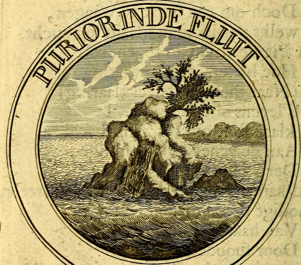 An illustration from Uitbreiding, over honderd leerzaame zinnebeelden, 1722, leaf 173