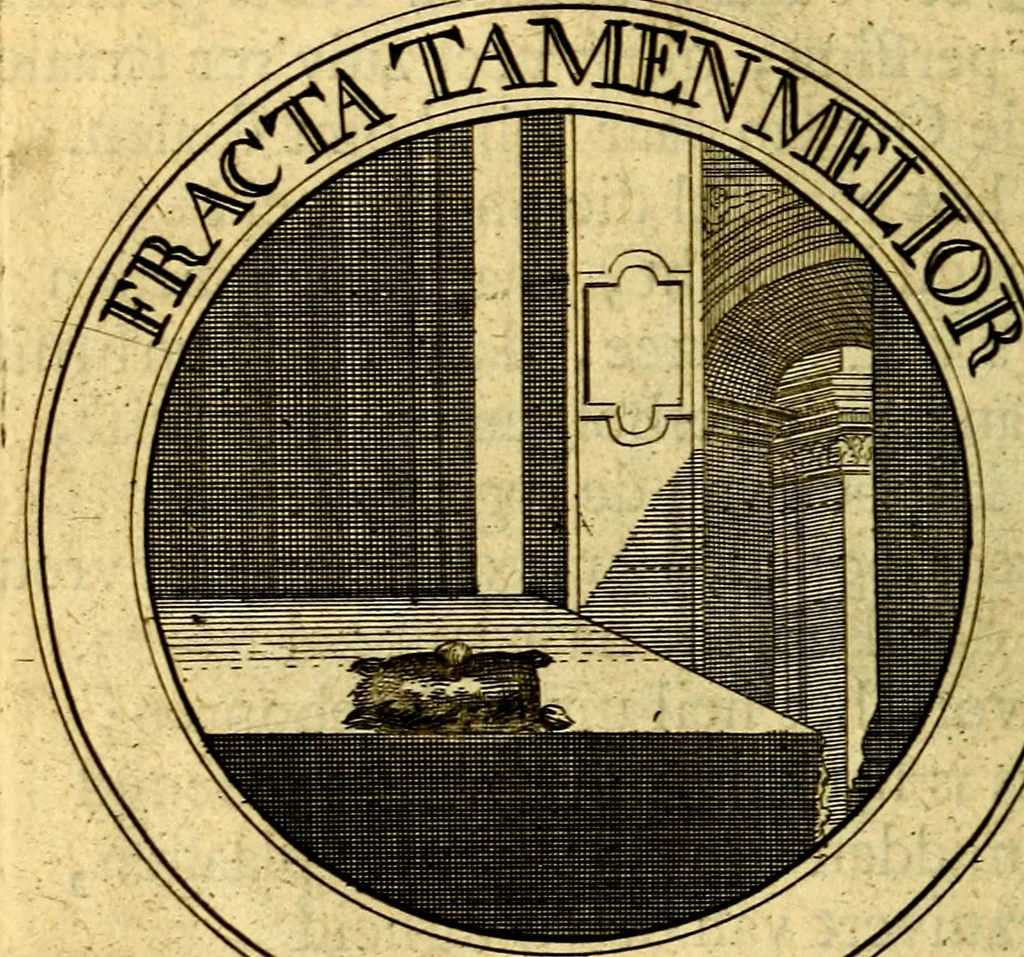 An illustration from Uitbreiding, over honderd leerzaame zinnebeelden, 1722, leaf 175