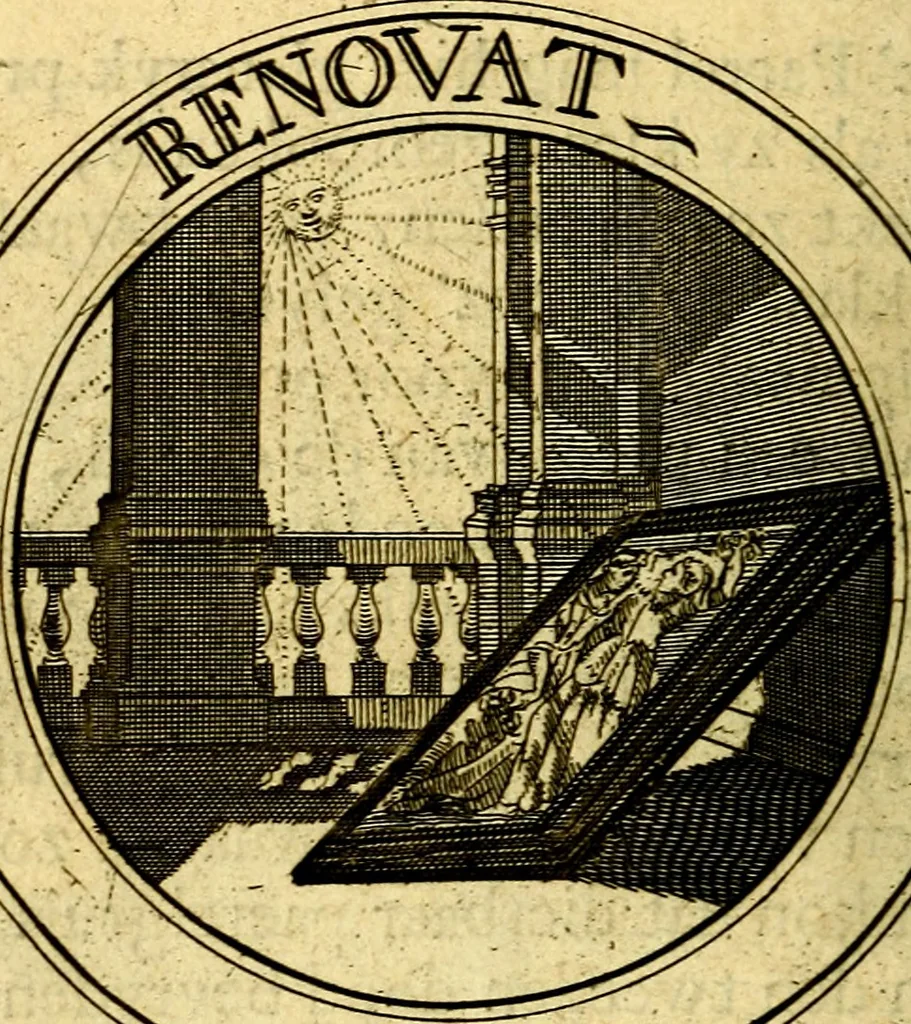An illustration from Uitbreiding, over honderd leerzaame zinnebeelden, 1722, leaf 177