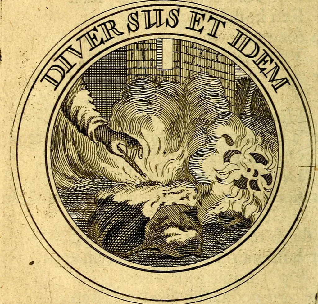 An illustration from Uitbreiding, over honderd leerzaame zinnebeelden, 1722, leaf 187