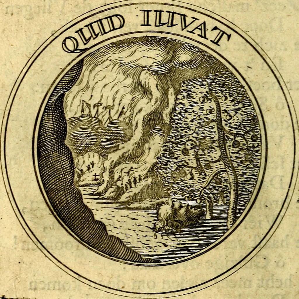 An illustration from Uitbreiding, over honderd leerzaame zinnebeelden, 1722, leaf 197