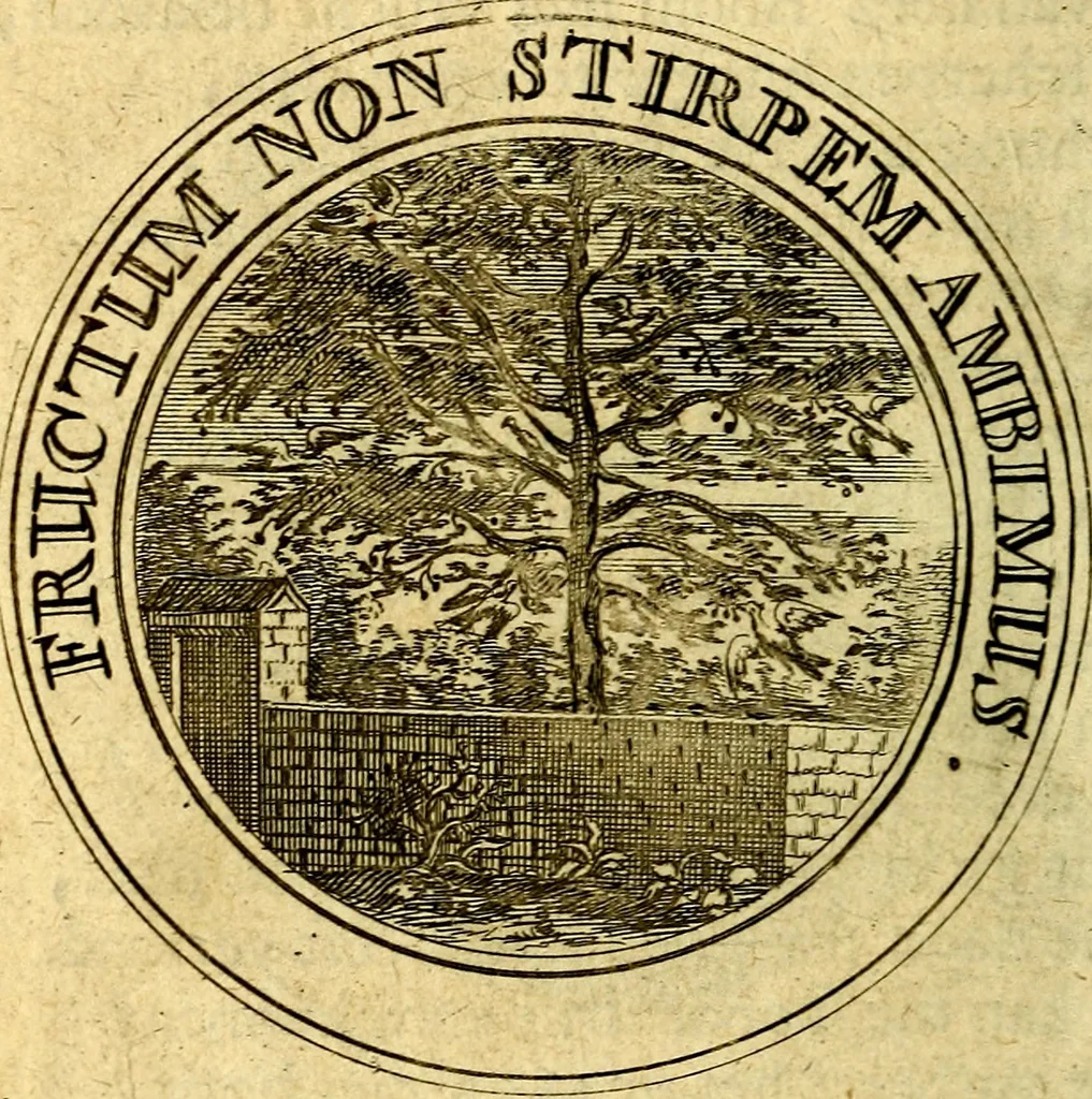 An illustration from Uitbreiding, over honderd leerzaame zinnebeelden, 1722, leaf 199