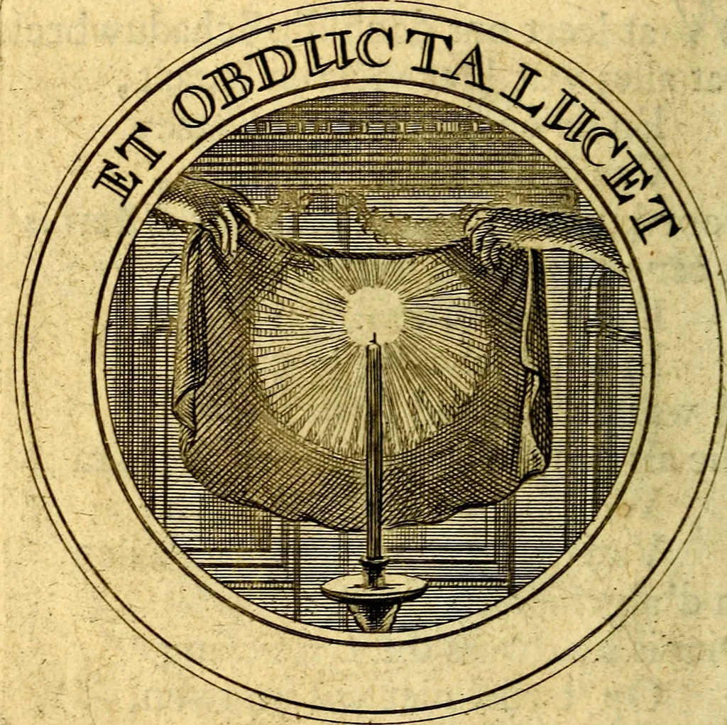 An illustration from Uitbreiding, over honderd leerzaame zinnebeelden, 1722, leaf 203