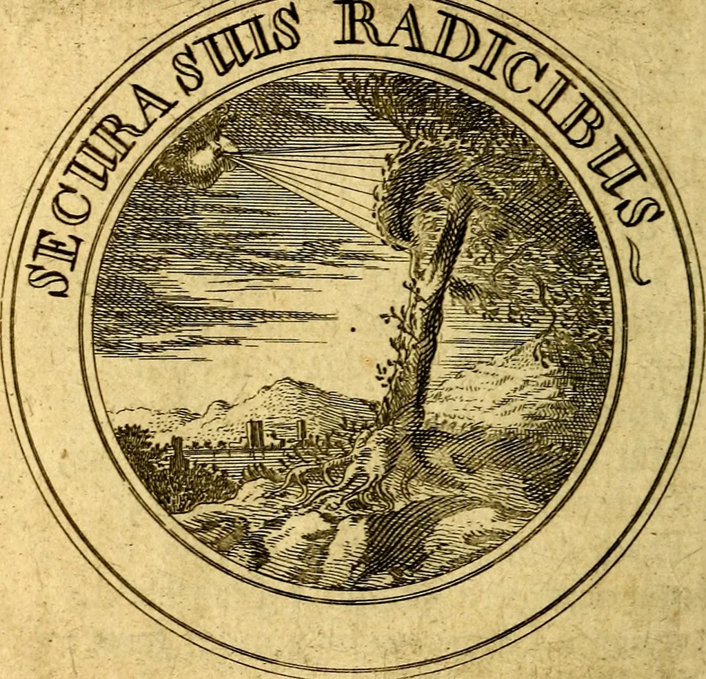 An illustration from Uitbreiding, over honderd leerzaame zinnebeelden, 1722, leaf 21
