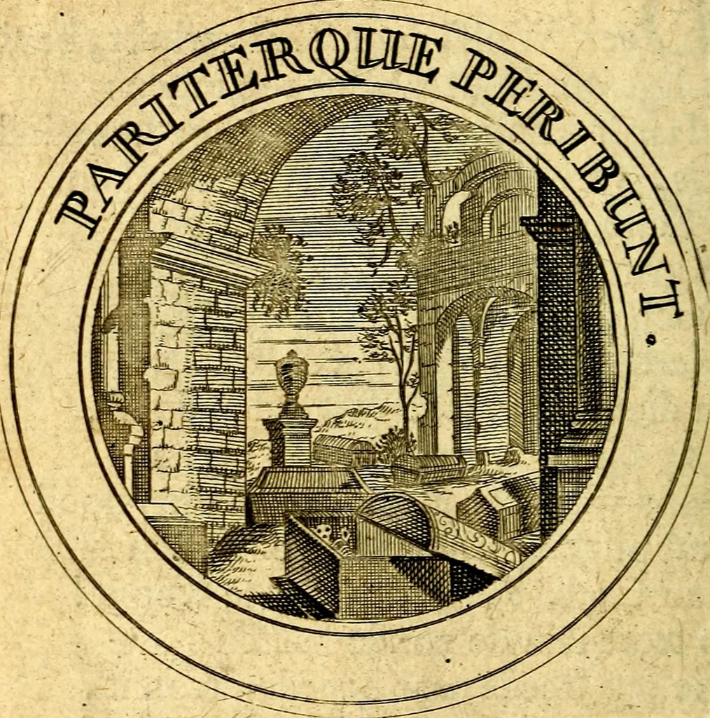 An illustration from Uitbreiding, over honderd leerzaame zinnebeelden, 1722, leaf 213
