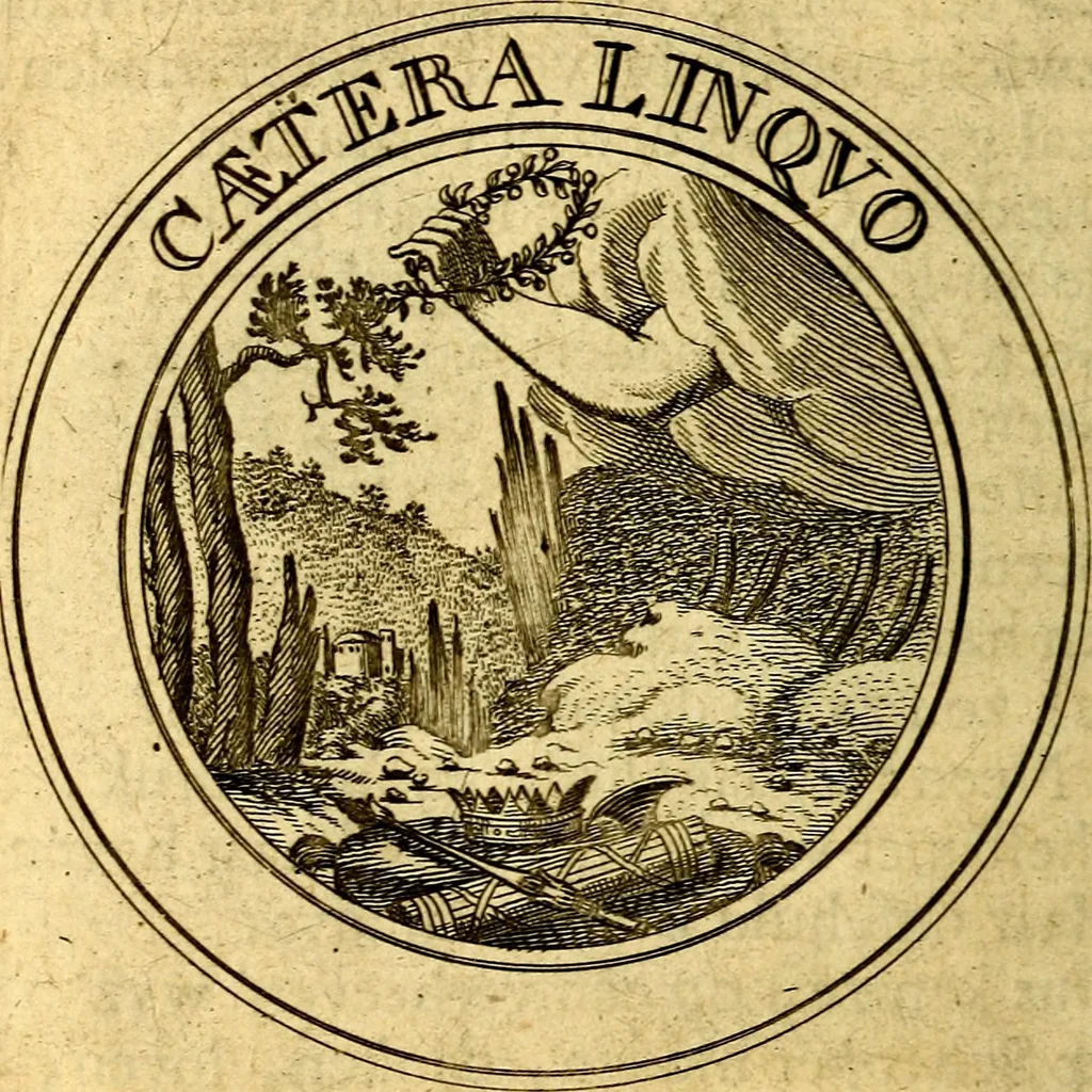 An illustration from Uitbreiding, over honderd leerzaame zinnebeelden, 1722, leaf 23
