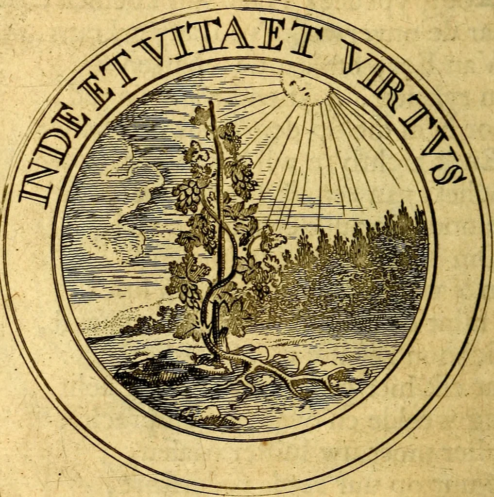 An illustration from Uitbreiding, over honderd leerzaame zinnebeelden, 1722, leaf 25