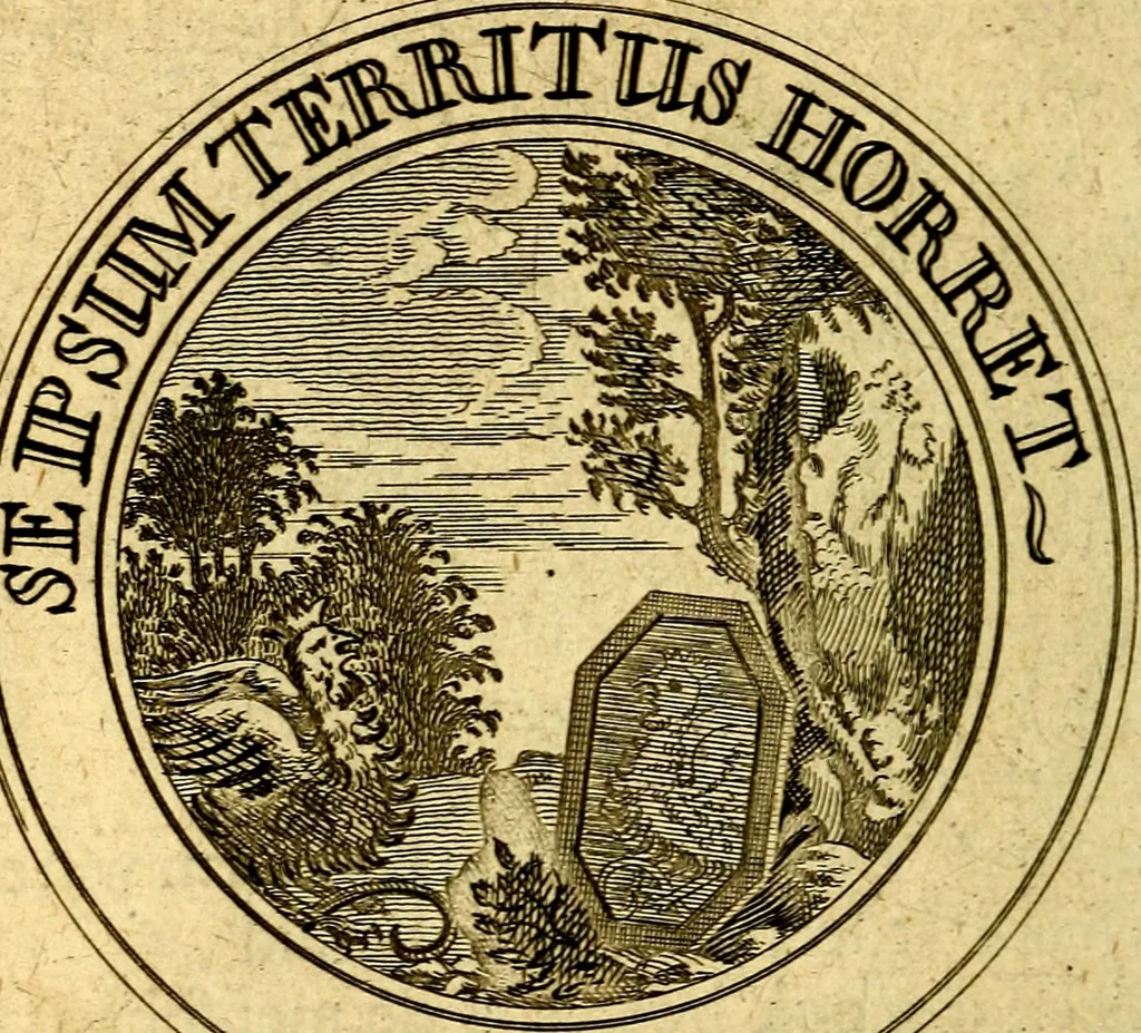 An illustration from Uitbreiding, over honderd leerzaame zinnebeelden, 1722, leaf 37