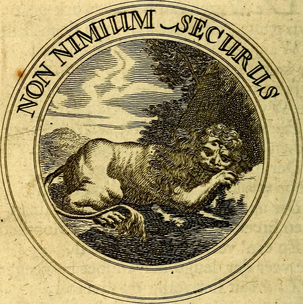 An illustration from Uitbreiding, over honderd leerzaame zinnebeelden, 1722, leaf 65