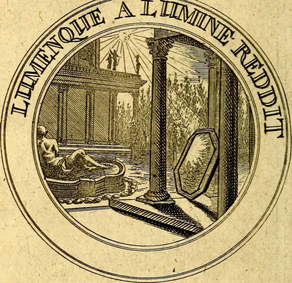 An illustration from Uitbreiding, over honderd leerzaame zinnebeelden, 1722, leaf 67