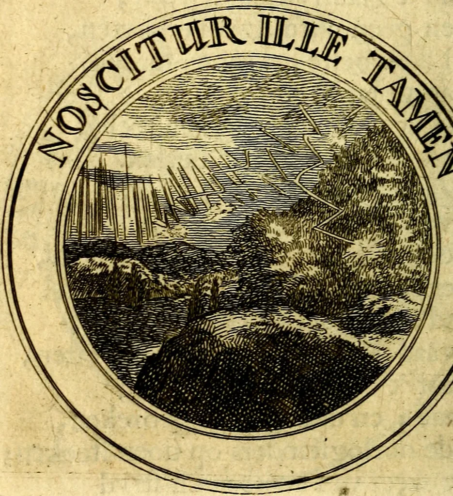 An illustration from Uitbreiding, over honderd leerzaame zinnebeelden, 1722, leaf 89