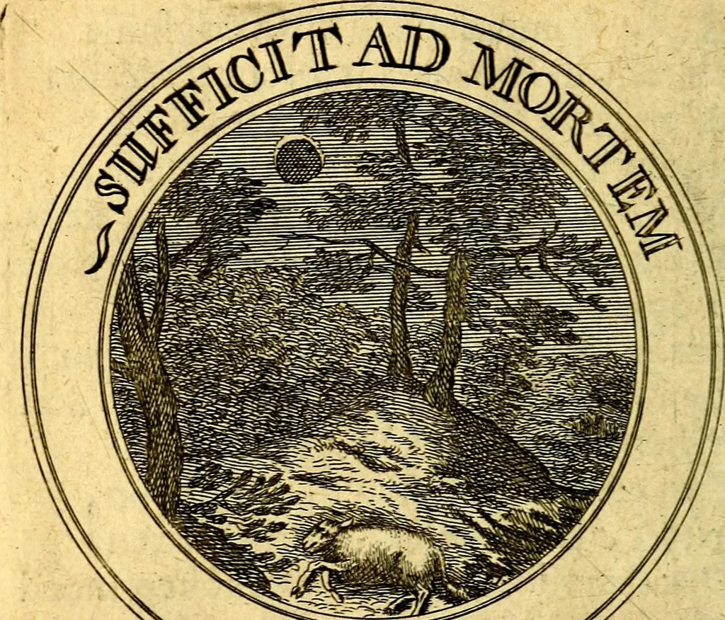 An illustration from Uitbreiding, over honderd leerzaame zinnebeelden, 1722, leaf 95