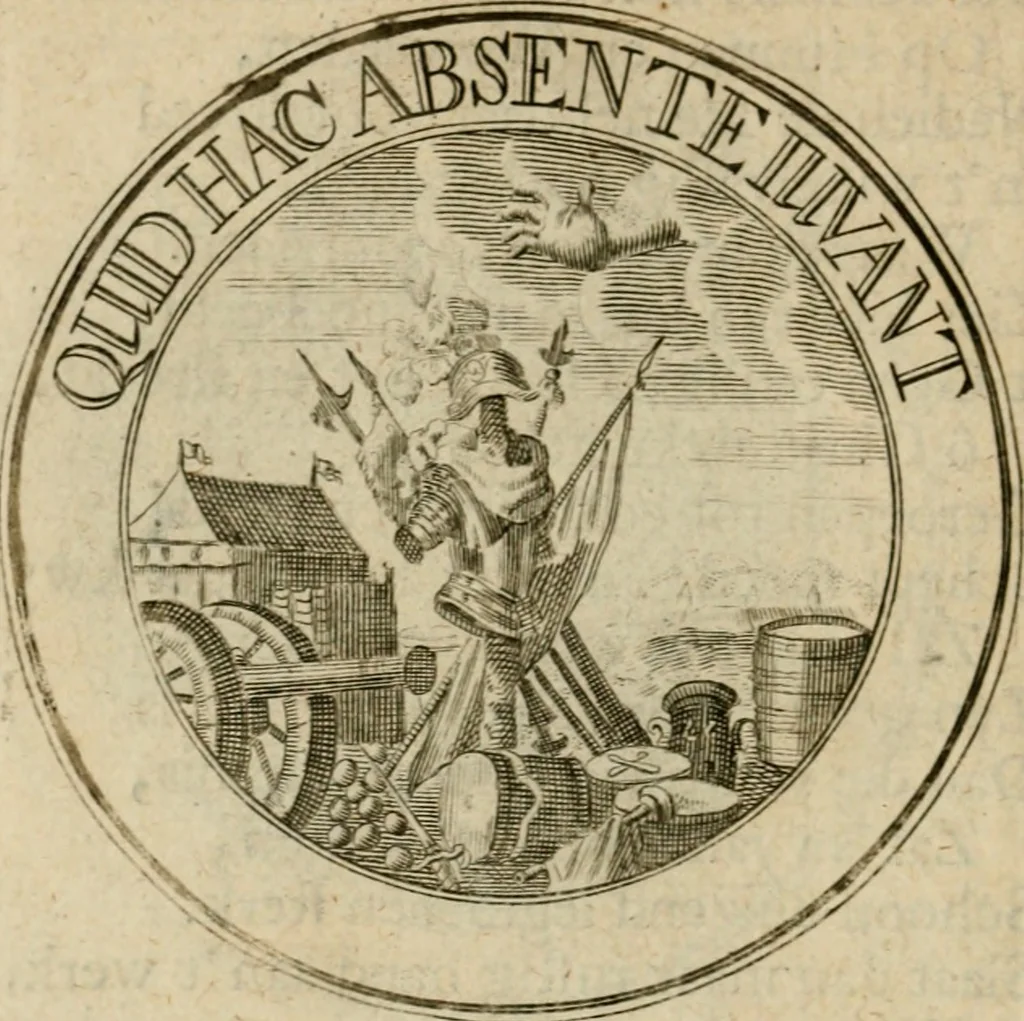 An illustration from Uitbreiding, over hondred leerzaame zinnebeelden, 1722, leaf 141