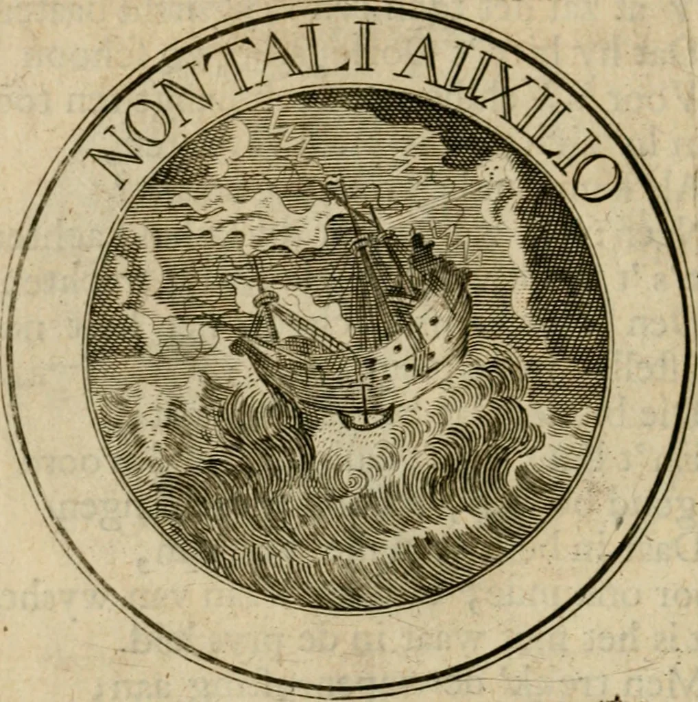 An illustration from Uitbreiding, over hondred leerzaame zinnebeelden, 1722, leaf 143