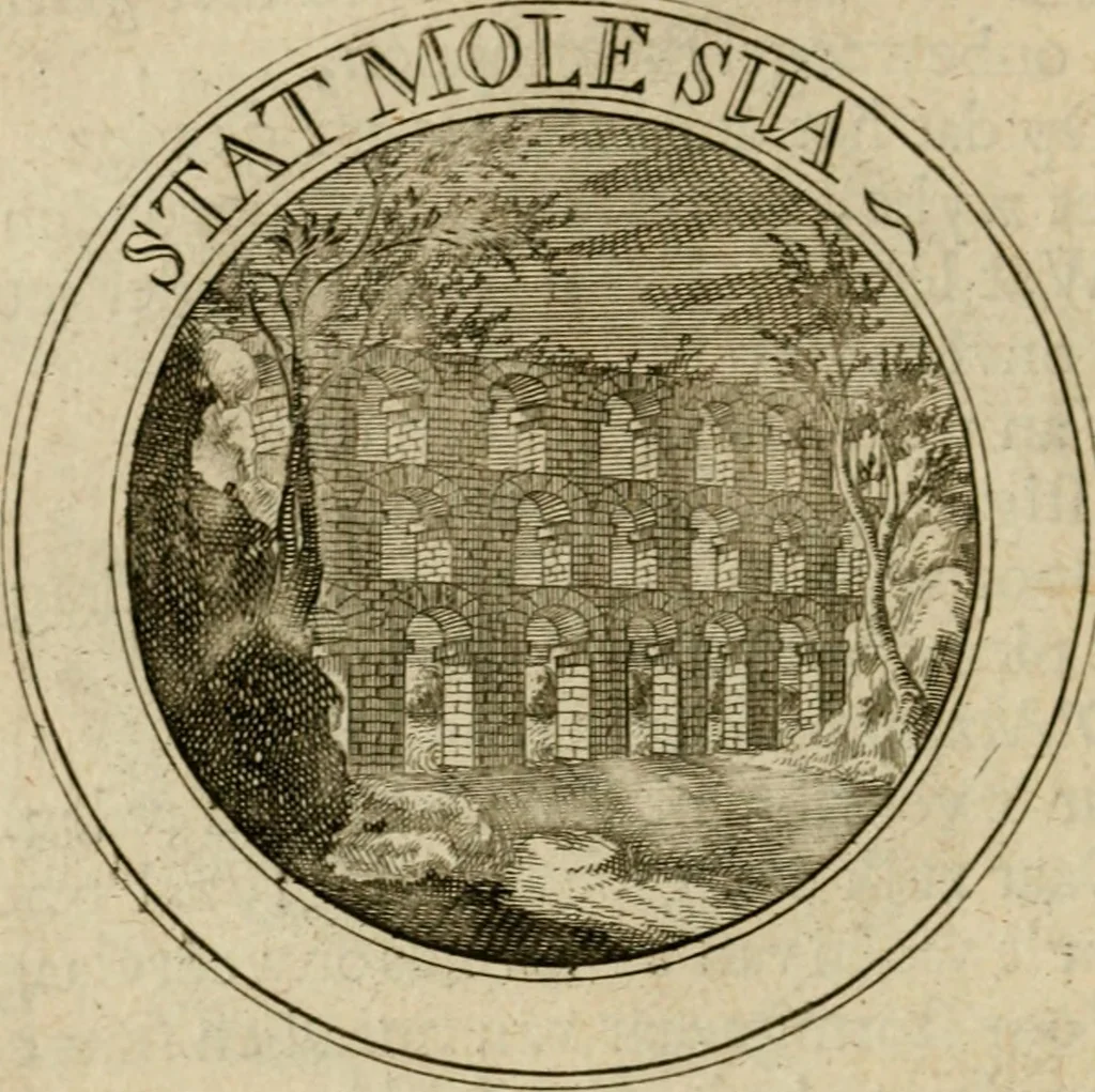 An illustration from Uitbreiding, over hondred leerzaame zinnebeelden, 1722, leaf 167