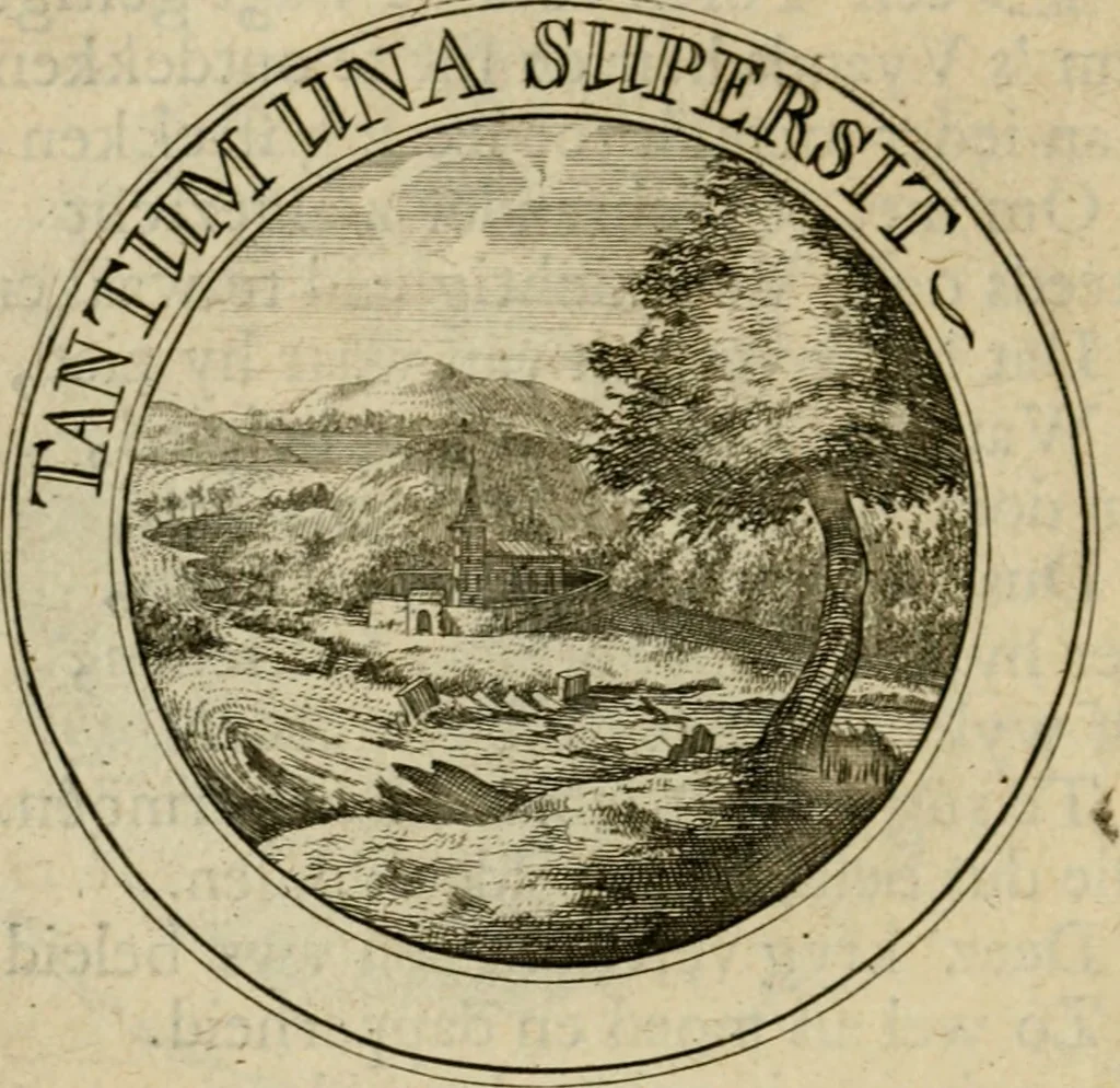 An illustration from Uitbreiding, over hondred leerzaame zinnebeelden, 1722, leaf 171