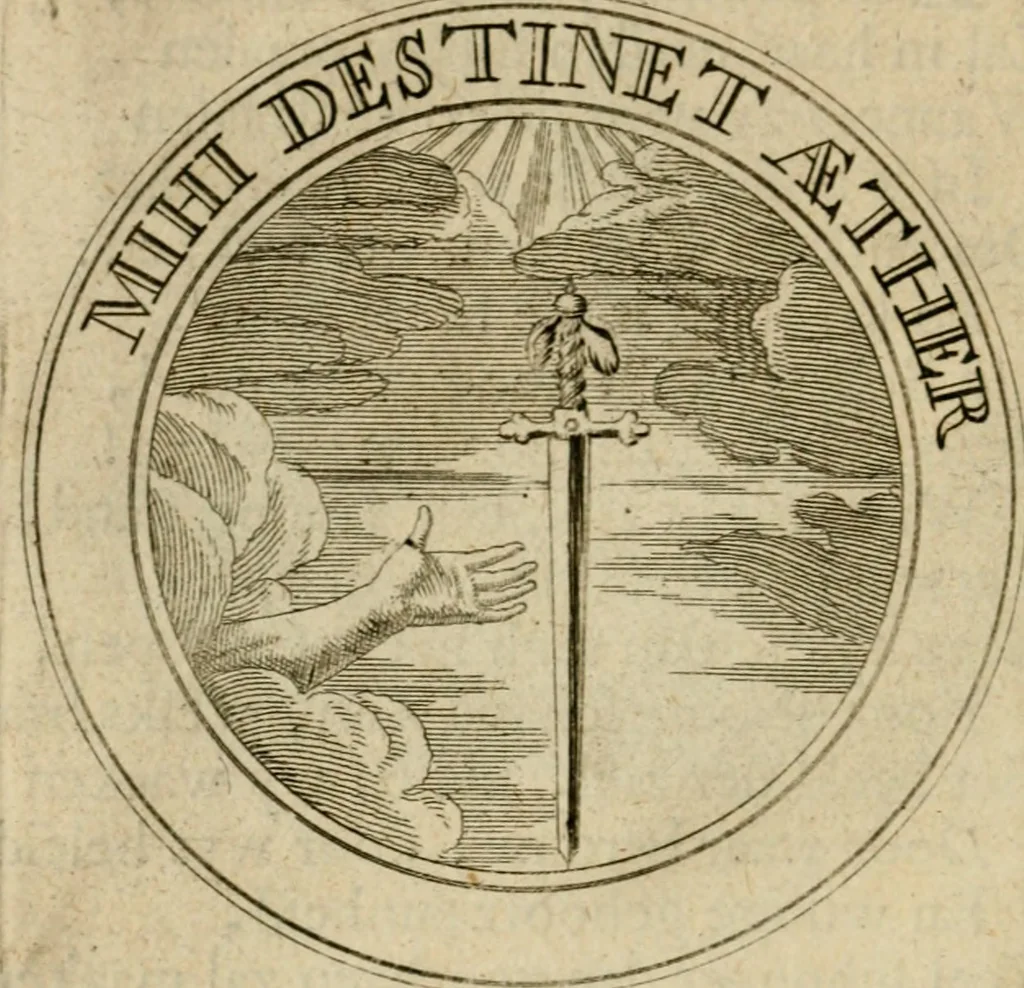 An illustration from Uitbreiding, over hondred leerzaame zinnebeelden, 1722, leaf 185