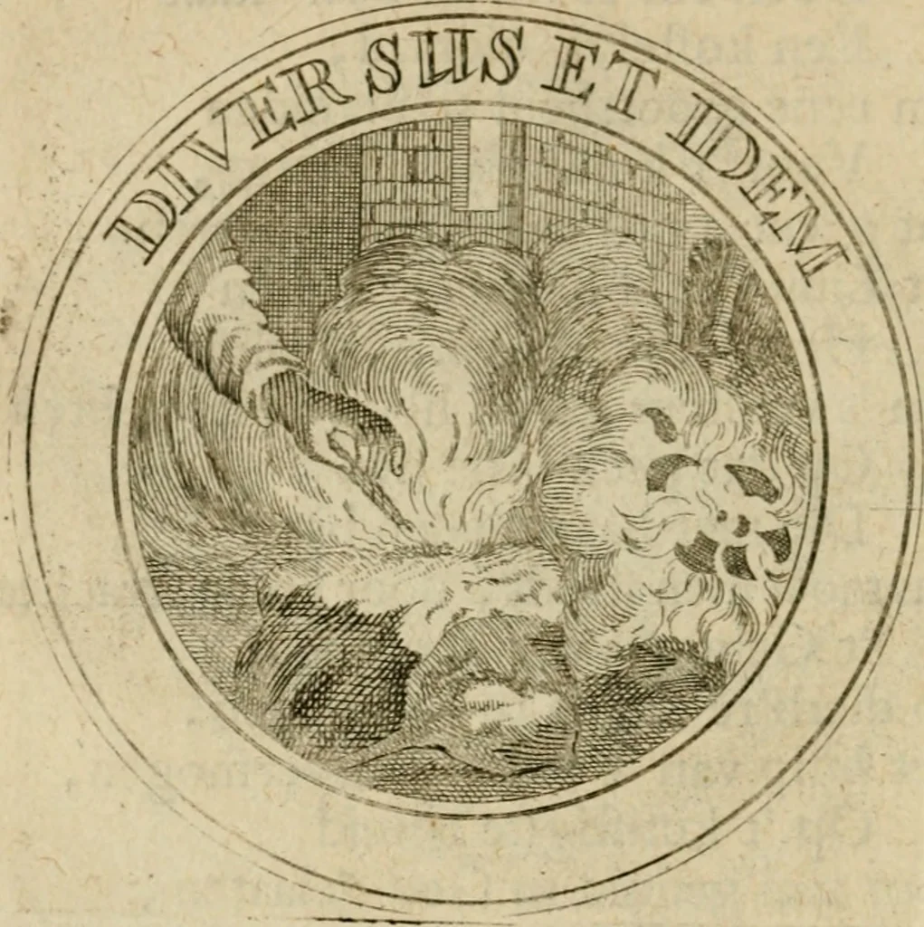 An illustration from Uitbreiding, over hondred leerzaame zinnebeelden, 1722, leaf 193