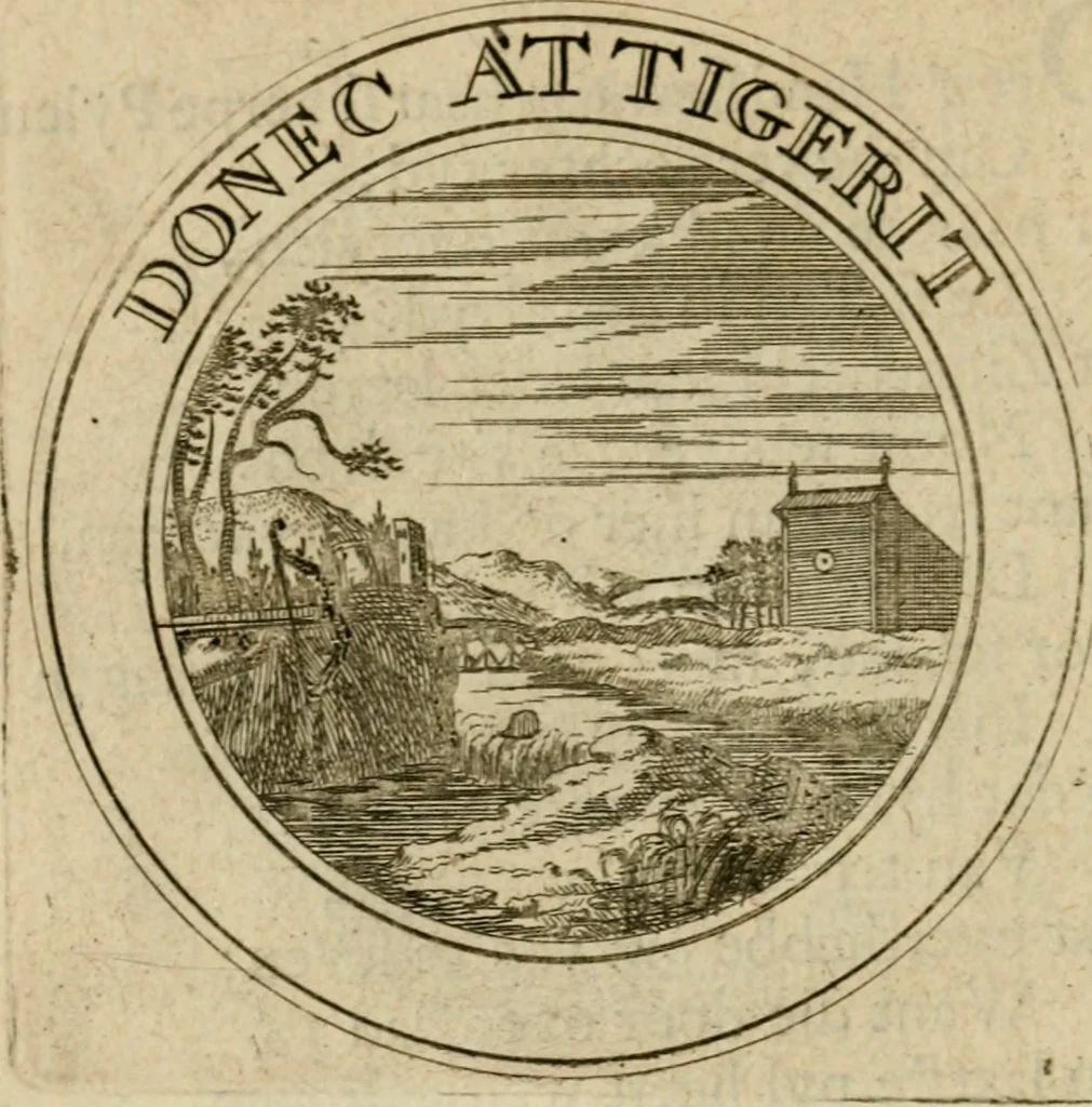 An illustration from Uitbreiding, over hondred leerzaame zinnebeelden, 1722, leaf 197