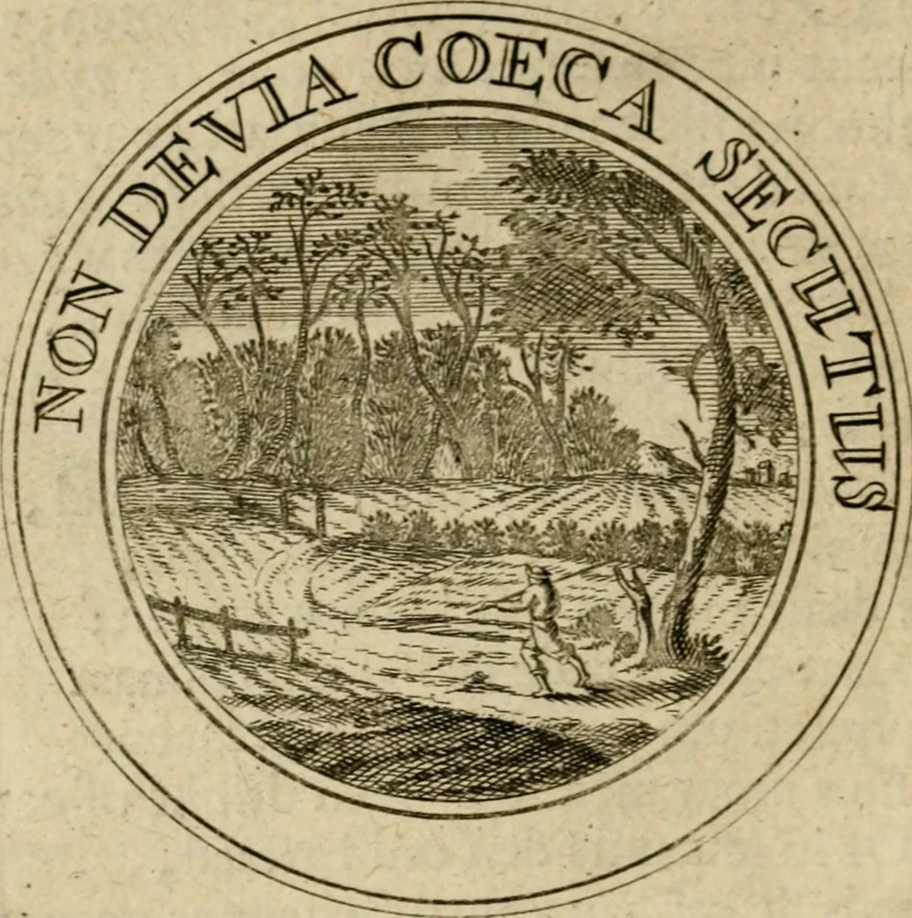 An illustration from Uitbreiding, over hondred leerzaame zinnebeelden, 1722, leaf 199