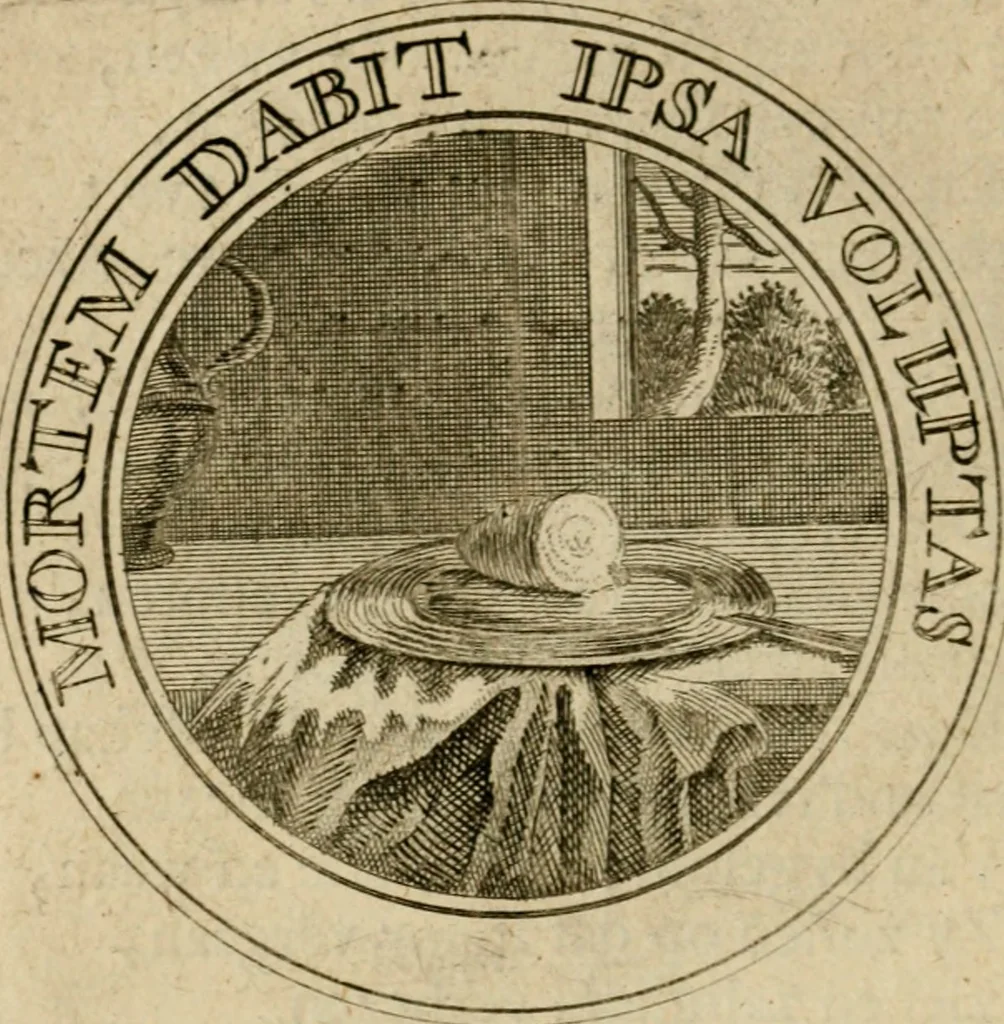An illustration from Uitbreiding, over hondred leerzaame zinnebeelden, 1722, leaf 201