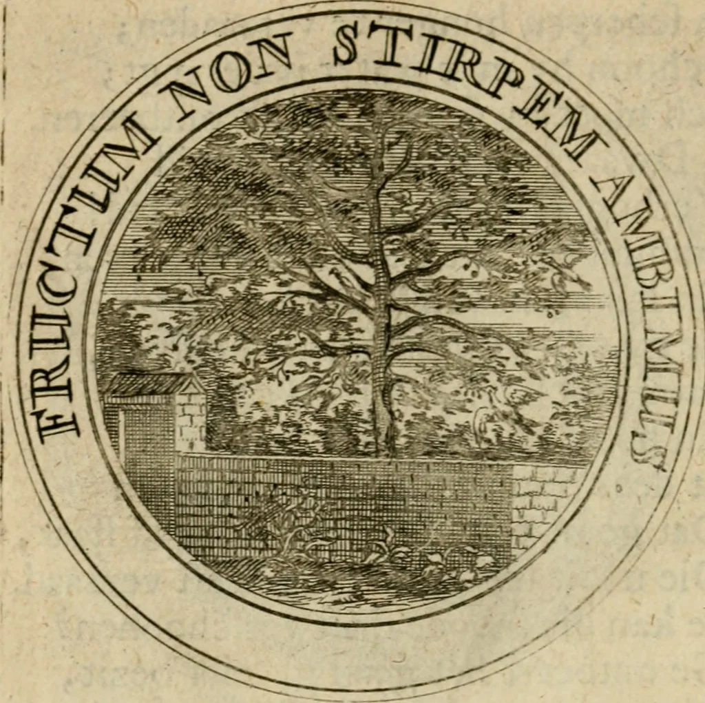 An illustration from Uitbreiding, over hondred leerzaame zinnebeelden, 1722, leaf 205